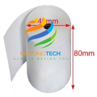 GIẤY IN BILL TÍNH TIỀN K80×45 – GIẤY IN HÓA ĐƠN BÁN HÀNG - K80mm Phi 45mm